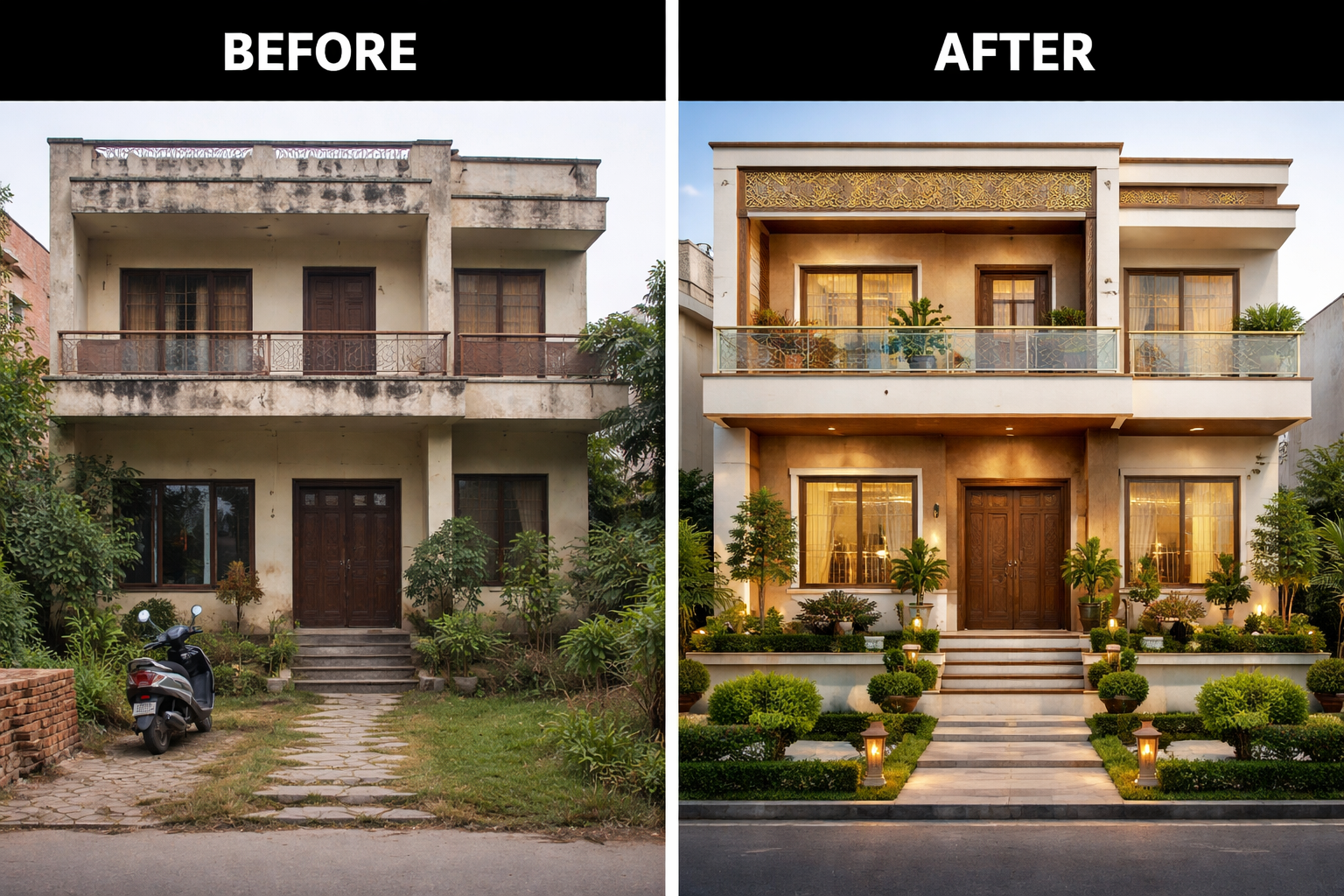 Building Facade Renovation — Town Hall